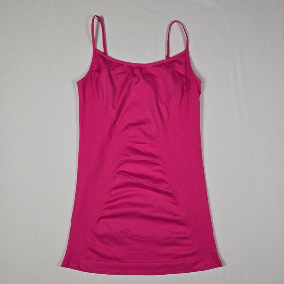 Bisou Bisou Hot Pink Tummy‎ Control Shaping Cami Adjustable Straps Tank Top M - Picture 3 of 6